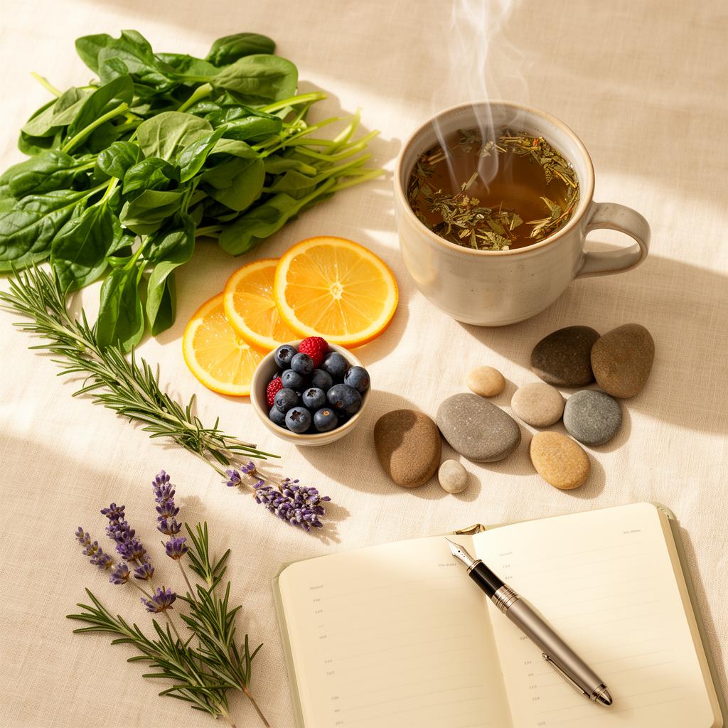 Holistic wellness  whole foods, herbs, and mindful living