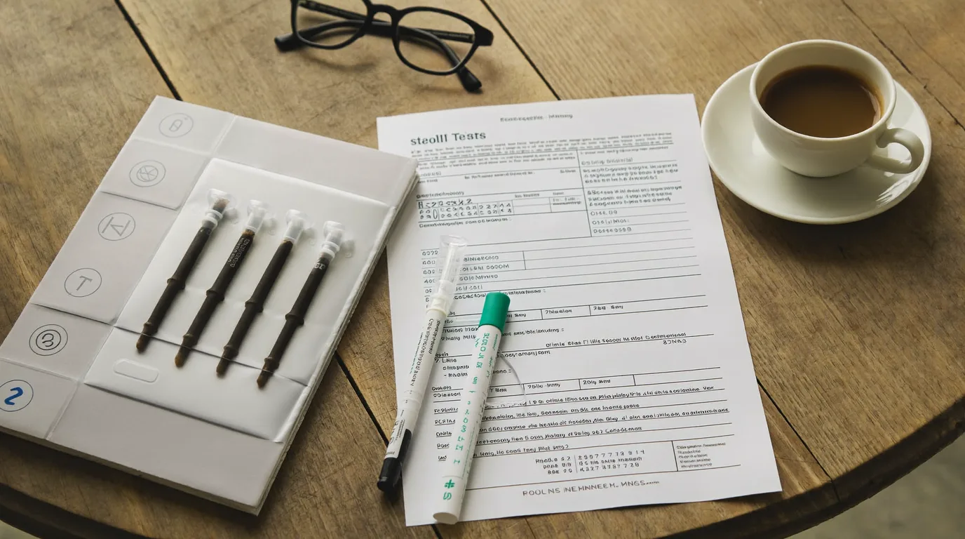 Comprehensive stool test kit and functional medicine lab requisition for gut health testing