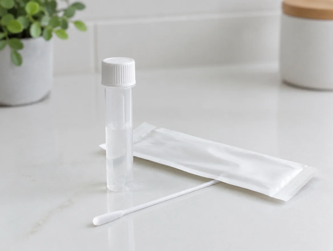 At-home saliva collection kit for the Mucosal Barrier Assessment used by women in Michigan and Wisconsin to evaluate gut immune markers